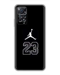 Чехол для Xiaomi Redmi Note 11 Pro с картинкой «Jordan Flight 23»