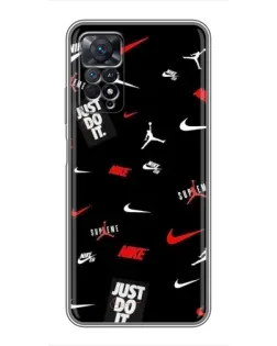 Чехол для Xiaomi Redmi Note 11 Pro с картинкой «Nike Mix Pattern»