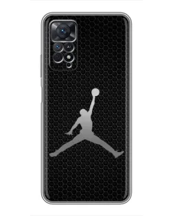 Чехол для Xiaomi Redmi Note 11 Pro с картинкой «Jordan Dark Carbon»