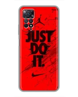 Чехол для Xiaomi Redmi Note 11 Pro с картинкой «Nike Just Do It»