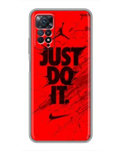 Чехол для Xiaomi Redmi Note 11 Pro с картинкой «Nike Just Do It»