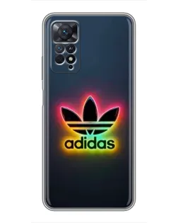 Чехол для Xiaomi Redmi Note 11 Pro с картинкой «Неоновый Adidas»