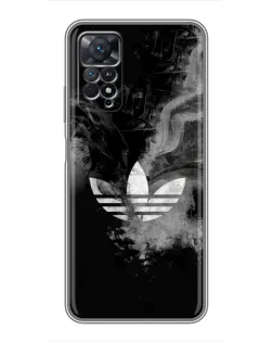 Чехол для Xiaomi Redmi Note 11 Pro с картинкой «Абстрактный дым Adidas»
