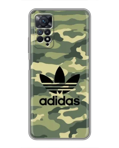 Чехол для Xiaomi Redmi Note 11 Pro с картинкой «Милитари стиль Adidas»