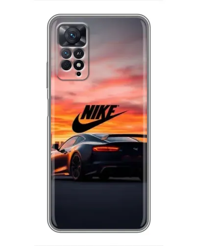 Чехол для Xiaomi Redmi Note 11 Pro с картинкой «Nike и суперкар»