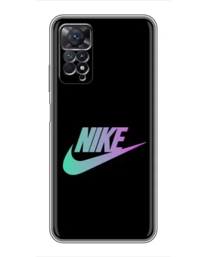 Чехол для Xiaomi Redmi Note 11 Pro с картинкой «Nike — городская ночь»