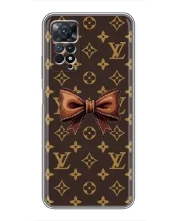 Чехол для Xiaomi Redmi Note 11 Pro с картинкой «LV с бантом»