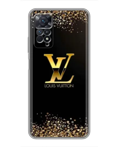 Чехол для Xiaomi Redmi Note 11 Pro с картинкой «LV — золотые искры»