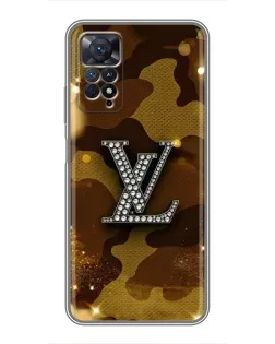 Чехол для Xiaomi Redmi Note 11 Pro с картинкой «Камуфляжный Louis Vuitton»