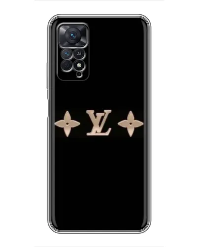 Чехол для Xiaomi Redmi Note 11 Pro с картинкой «Louis Vuitton — минимализм»