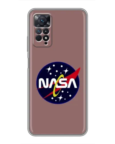 Чехол для Xiaomi Redmi Note 11 Pro с картинкой «NASA — ретро космос» Чехол для Xiaomi Redmi Note 11 Pro с картинкой «NASA — ретро космос»