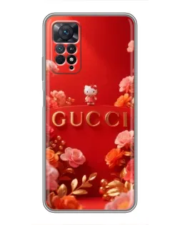 Чехол для Xiaomi Redmi Note 11 Pro с картинкой «Gucci — золотой сад»