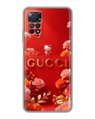 Чехол для Xiaomi Redmi Note 11 Pro с картинкой «Gucci — золотой сад»