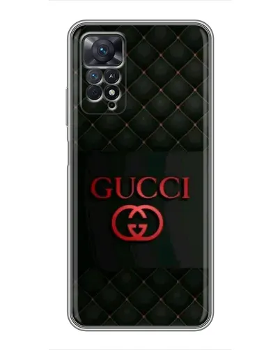 Чехол для Xiaomi Redmi Note 11 Pro с картинкой «Gucci — стеганый черный»