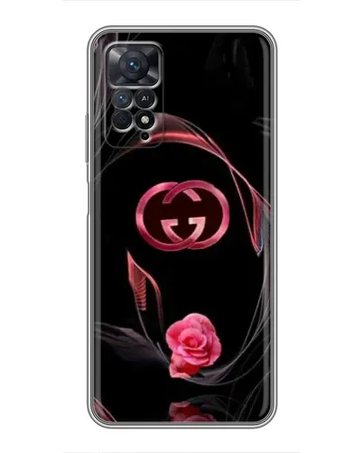 Чехол для Xiaomi Redmi Note 11 Pro с картинкой «Gucci — неоновая роза»