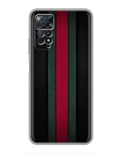 Чехол для Xiaomi Redmi Note 11 Pro с картинкой «Gucci — неоновая линия»