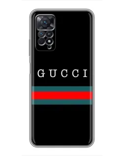 Чехол для Xiaomi Redmi Note 11 Pro с картинкой «Gucci — красный пояс»