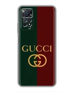 Чохол для Xiaomi Redmi Note 11 Pro з картинкою «Gucci — темно-зелений градієнт» Чохол для Xiaomi Redmi Note 11 Pro з картинкою «Gucci — темно-зелений градієнт»