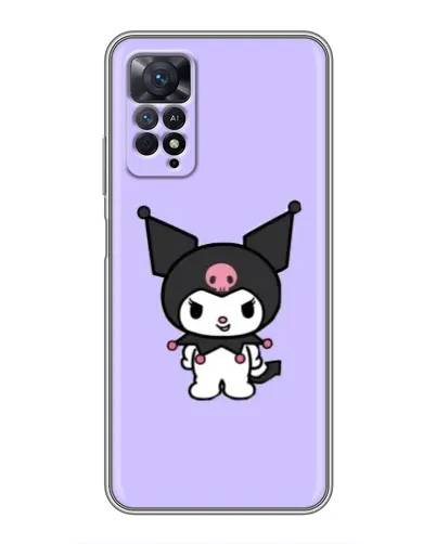 Чехол для Xiaomi Redmi Note 11 Pro с картинкой «Kuromi — нежный фиолетовый»