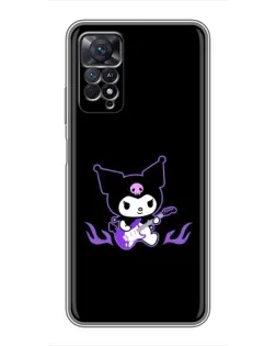 Чехол для Xiaomi Redmi Note 11 Pro с картинкой «Электрическая Kuromi» Чехол для Xiaomi Redmi Note 11 Pro с картинкой «Электрическая Kuromi»