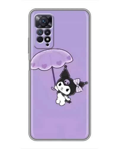 Чехол для Xiaomi Redmi Note 11 Pro с картинкой «Kuromi с зонтиком»