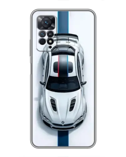 Чехол для Xiaomi Redmi Note 11 Pro с картинкой «Вид сверху — BMW M»