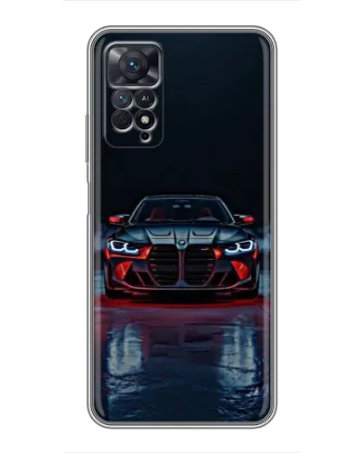 Чехол для Xiaomi Redmi Note 11 Pro с картинкой «BMW на мокрой дороге»