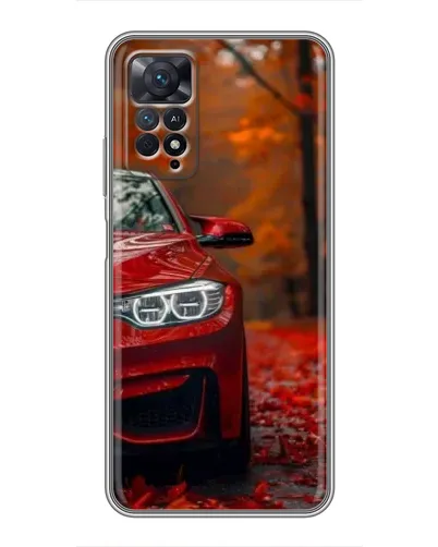 Чехол для Xiaomi Redmi Note 11 Pro с картинкой «Осенняя BMW M4»