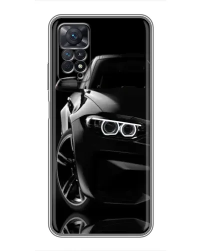 Чохол для Xiaomi Redmi Note 11 Pro з картинкою «Чорна BMW — профіль» Чохол для Xiaomi Redmi Note 11 Pro з картинкою «Чорна BMW — профіль»