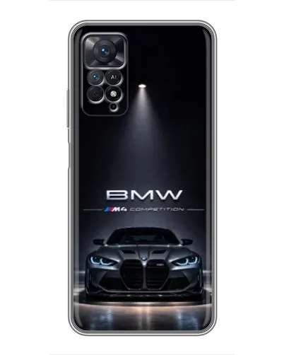 Чохол для Xiaomi Redmi Note 11 Pro з картинкою «BMW крізь нічне місто» Чохол для Xiaomi Redmi Note 11 Pro з картинкою «BMW крізь нічне місто»