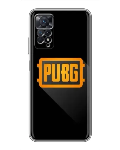 Чехол для Xiaomi Redmi Note 11 Pro с картинкой «PUBG — рамка лого» Чехол для Xiaomi Redmi Note 11 Pro с картинкой «PUBG — рамка лого»