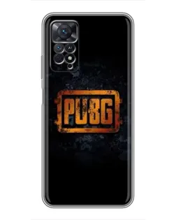 Чехол для Xiaomi Redmi Note 11 Pro с картинкой «PUBG — золотой логотип»