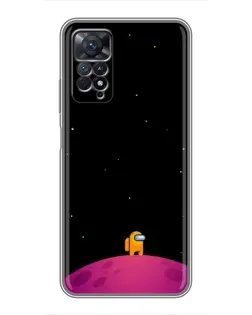 Чехол для Xiaomi Redmi Note 11 Pro с картинкой «Одинокий герой на планете»