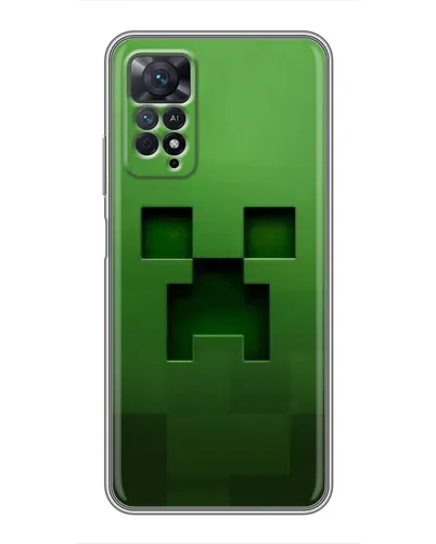 Чехол для Xiaomi Redmi Note 11 Pro с картинкой «Крипер микро-дизайн» Чехол для Xiaomi Redmi Note 11 Pro с картинкой «Крипер микро-дизайн»
