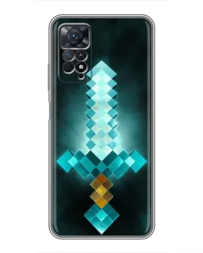 Чехол для Xiaomi Redmi Note 11 Pro с картинкой «Алмазный меч неон» Чехол для Xiaomi Redmi Note 11 Pro с картинкой «Алмазный меч неон»