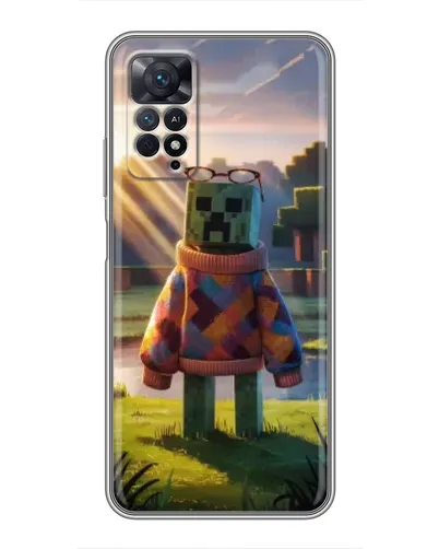 Чехол для Xiaomi Redmi Note 11 Pro с картинкой «Крипер в свитере» Чехол для Xiaomi Redmi Note 11 Pro с картинкой «Крипер в свитере»