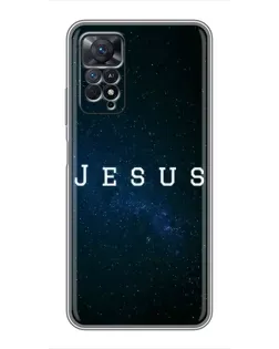 Чехол для Xiaomi Redmi Note 11 Pro с картинкой «Звездное небо Jesus»