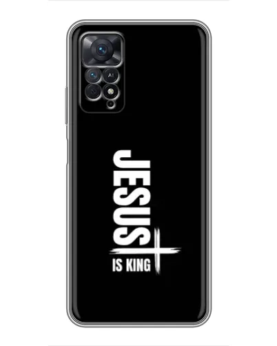 Чехол для Xiaomi Redmi Note 11 Pro с картинкой «Вертикаль веры Jesus»