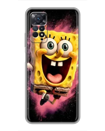 Чехол для Xiaomi Redmi Note 11 Pro с картинкой «Взрывной Спанч Боб» Чехол для Xiaomi Redmi Note 11 Pro с картинкой «Взрывной Спанч Боб»