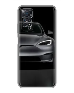 Чохол для Xiaomi Redmi Note 11 Pro з картинкою «Tesla Model S Look»