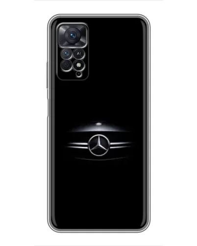 Чехол для Xiaomi Redmi Note 11 Pro с картинкой «Mercedes — абстрактные линии»