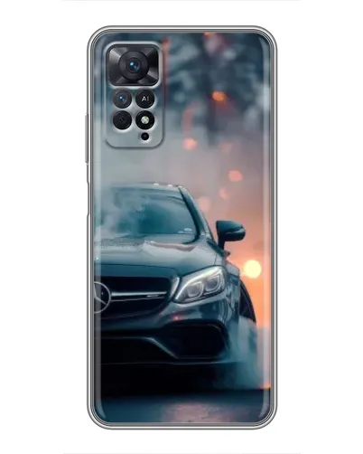 Чехол для Xiaomi Redmi Note 11 Pro с картинкой «Mercedes — ночной город»