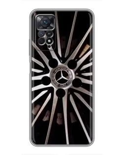 Чехол для Xiaomi Redmi Note 11 Pro с картинкой «Диск Mercedes»