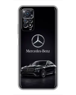 Чехол для Xiaomi Redmi Note 11 Pro с картинкой «Mercedes — решетка радиатора»