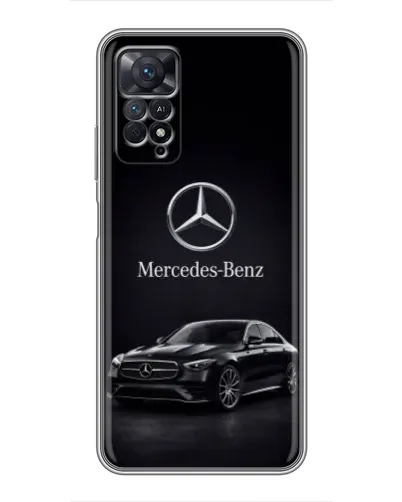 Чехол для Xiaomi Redmi Note 11 Pro с картинкой «Mercedes — решетка радиатора»
