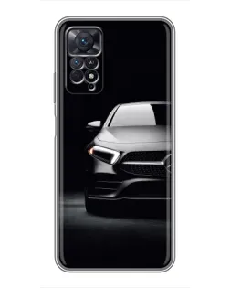 Чехол для Xiaomi Redmi Note 11 Pro с картинкой «Свет фар Mercedes»