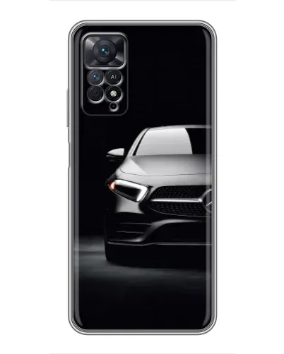 Чехол для Xiaomi Redmi Note 11 Pro с картинкой «Свет фар Mercedes»