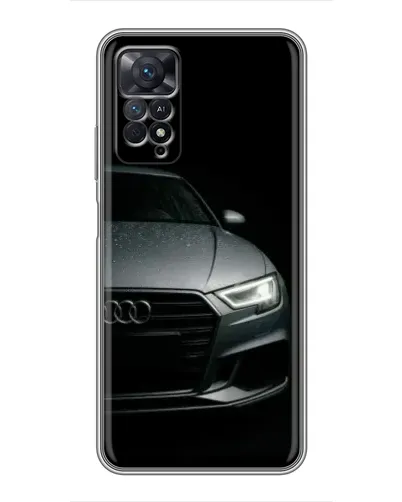 Чехол для Xiaomi Redmi Note 11 Pro с картинкой «Audi — детализация кузова»