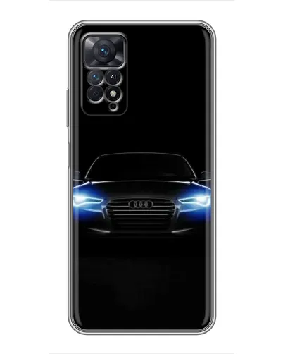 Чехол для Xiaomi Redmi Note 11 Pro с картинкой «Audi в неоне»