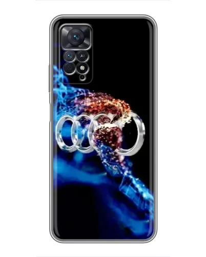 Чехол для Xiaomi Redmi Note 11 Pro с картинкой «Энергия лого Audi»